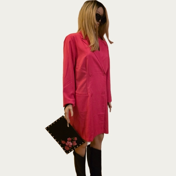 White House Black Market Floral Studded Pouch Bag Clutch Purse Brand New w/ Tag - Picture 6 of 9